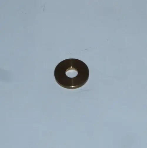 Bronzene Ringplatte mit zentralem Loch, geeignet für technische Anwendungen, möglicherweise Bestandteil eines Daikin Gasbrenners.